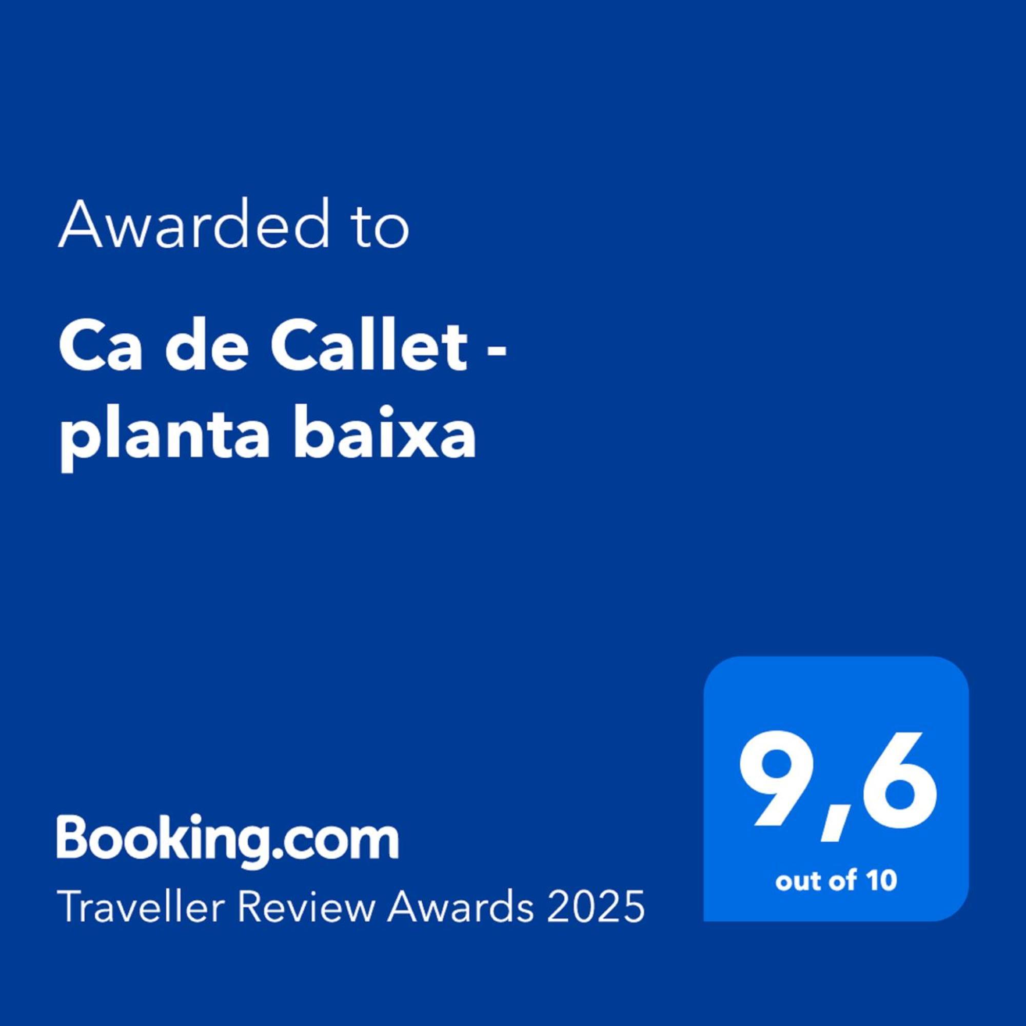 Ca De Callet - Planta Baixa Estación Extérieur photo
